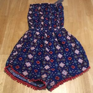 NWT Elephant Print Romper